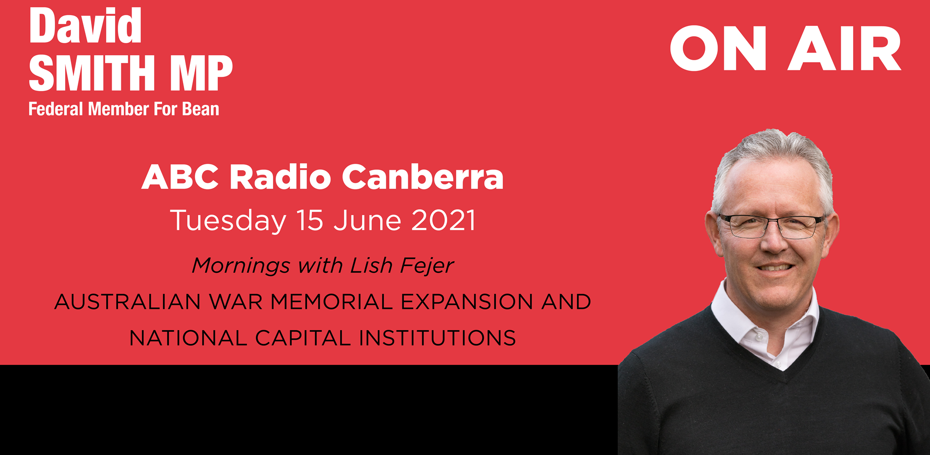 Radio Interview - ABC Radio Canberra - 15 June 2021 Main Image